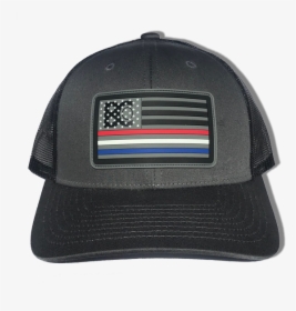 Police, Fire & Emt Tribute Flag Low Pro Snap Back Trucker - Baseball Cap, HD Png Download, Transparent PNG