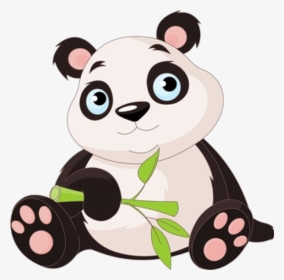 Giant Panda Bear Baby Pandas Clip Art - Cartoon Panda Transparent Background, HD Png Download, Transparent PNG