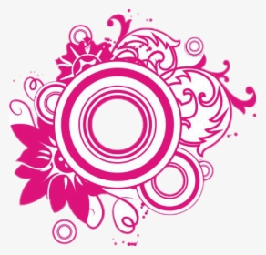 #swirls #pink #flourish #effect #effects #design #vector - Vector Graphics Swirls Png, Transparent Png, Transparent PNG