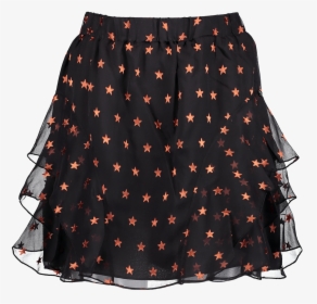 Short Ruffle Star Jacquard Skirt - Miniskirt, HD Png Download, Transparent PNG