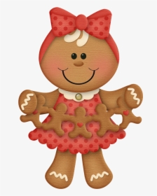 Transparent Gingerbread Woman Clipart - Gingerbread Girl Clip Art, HD Png Download, Transparent PNG