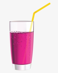 Pink Drink Png Clipart - Transparent Drink With Straw, Png Download, Transparent PNG
