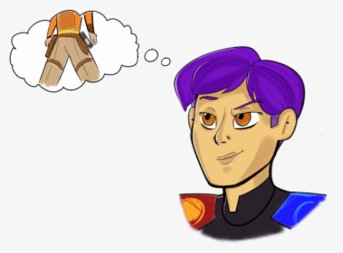 Did It With Ezra And I Wanetd To Do It With Sabine, - Sabezra, HD Png ...