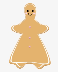 The Gingerbread Man, Material, Fondant Cookies - Illustration, HD Png Download, Transparent PNG