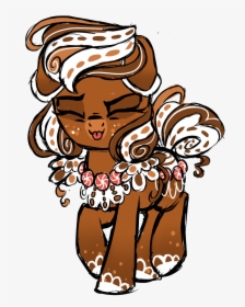 Rainjay-xx, Eyes Closed, Food, Food Pony, Gingerbread - Illustration, HD Png Download, Transparent PNG