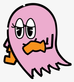 Pac Man Pinky - Pinky Pac Man Ghost, HD Png Download, Transparent PNG