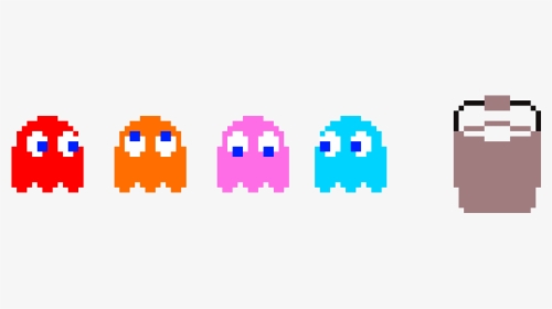 Pac Man Ghost Pixel, HD Png Download, Transparent PNG