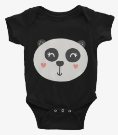 Panda Baby Bodysuit - 2 Minths Baby Onesies, HD Png Download, Transparent PNG