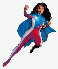 Super Hero Female - Female Superhero Cartoon, HD Png Download , Transparent  Png Image - PNGitem