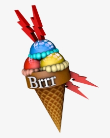 Gucci Mane Ice Cone Clipart , Png Download - Gucci Mane Ice Cream Png, Transparent Png, Transparent PNG