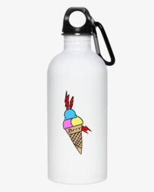 Gucci Mane Ice Cream Tattoo 23663 20 Oz - Reusable Water Bottles Transparent, HD Png Download, Transparent PNG