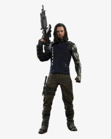 Bucky Infinity War Hot Toys, HD Png Download, Transparent PNG