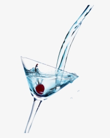Transparent White Splash Png - Cocktail Pouring In Glass, Png Download, Transparent PNG