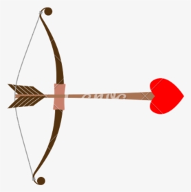 Valentines Bow And Arrow , Png Download - Valentine's Day Arrow, Transparent Png, Transparent PNG