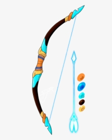 Bow And Arrow Clip Art - Water Bow And Arrow, HD Png Download, Transparent PNG