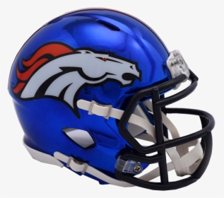 Chrome Broncos Mini Helmet, HD Png Download, Transparent PNG
