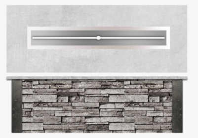 Grey Stone Rectangle Fire Table, HD Png Download, Transparent PNG