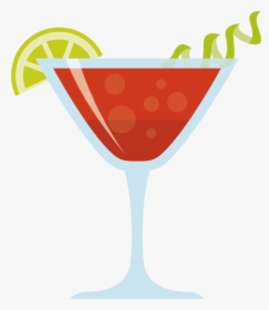 Transparent Wine Glass Clip Art - Watermelon Drink Cocktail Vector, HD Png Download, Transparent PNG