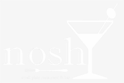 Nosh - Restaurant Logo Martini Glass, HD Png Download, Transparent PNG