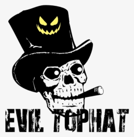 Skull Top Hat Logo, HD Png Download, Transparent PNG
