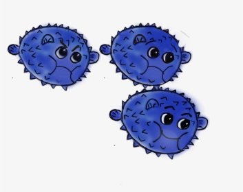 Doodles Of Puffer Fish- The Hero Of The Picture Book - Cartoon, HD Png Download, Transparent PNG