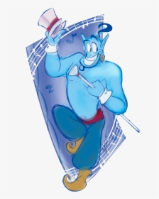 Transparent Aladdin Genie Png - Aladdin Genie Fan Art, Png Download, Transparent PNG