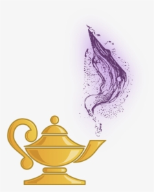 Aladdin, Arab, Arabian, Culture, Genie, Jinn, Lamp - Genie Lamp Clipart, HD Png Download, Transparent PNG