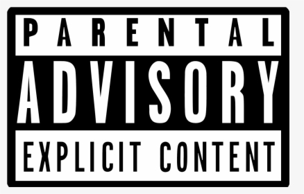 Parental Advisory Explicit Content Png - Transparent Background Parental Advisory Png, Png Download, Transparent PNG