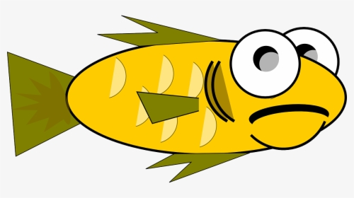 Surprised Clipart Fish - Fish With Birthday Hat, HD Png Download, Transparent PNG