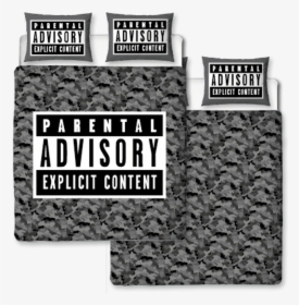 Parental Advisory Camo Dbl Pnl - Explicit Content Parental Advisory, HD Png Download, Transparent PNG