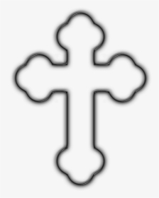 Outline Of A Small Cross, HD Png Download, Transparent PNG
