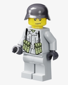 Wwii German Soldier With Mp40 Pouches - Brickmania Ww1 German Soldier, HD Png Download, Transparent PNG