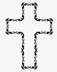 Flourishism Frame Cross Clip Arts - Transparent Religious Frames Png, Png Download, Transparent PNG