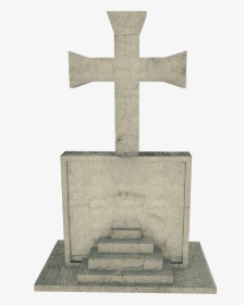 Transparent Gravestone Png - Cemetery Cross Png, Png Download, Transparent PNG