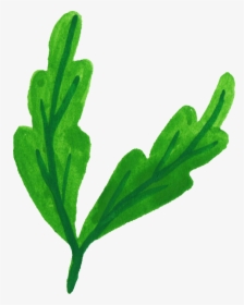 Transparent Shrub Silhouette Png - Leaves Watercolor Png, Png Download, Transparent PNG