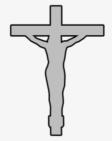 Scroll Saw Patterns Clip Art Designs Projects Free - Jesus On Cross Outline, HD Png Download, Transparent PNG