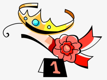 Vector Illustration Of Beauty Queen Tiara Crown And - Pageants Clipart, HD Png Download, Transparent PNG