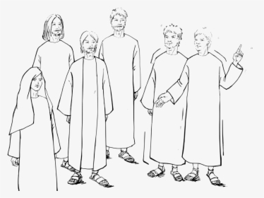 New Testament Bible Drawing Holy Spirit Computer Icons - Apostles Transparent, HD Png Download, Transparent PNG