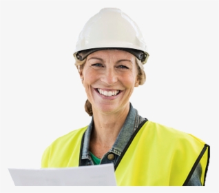 Construction Woman - Hard Hat, HD Png Download, Transparent PNG