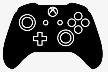 Xbox Controller Free Silhouette Clip Art Transparent - Xbox One Controller Svg, HD Png Download, Transparent PNG