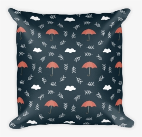Red Umbrella Square Pillow - Cushion, HD Png Download, Transparent PNG