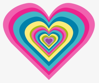 Glitter Clipart Colourful Heart - Glitter Moving Rainbow Hearts, HD Png Download, Transparent PNG