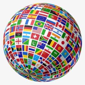 Transparent Background Globe Flags, HD Png Download, Transparent PNG