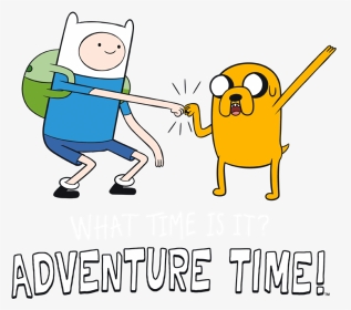 Adventure Time Fist Bump Men S Tall Fit T-shirt - Hora De Aventura Finn E Jake, HD Png Download, Transparent PNG