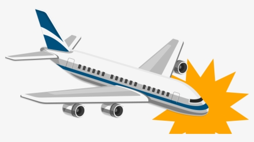 Clip Art Cartoon Plane Crashing - Plane Crash No Background, HD Png Download, Transparent PNG