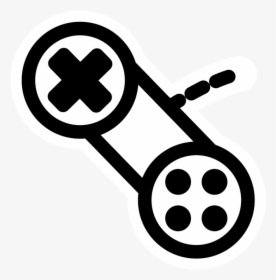 Line,black And White,xbox 360 Controller - Transparent Video Game Clipart, HD Png Download, Transparent PNG