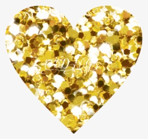 Transparent Graffiti Heart Png - Glitter Gold Heart Png, Png Download, Transparent PNG