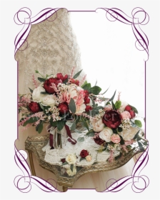 Transparent Wedding Bouquet Png - Garden Roses, Png Download, Transparent PNG