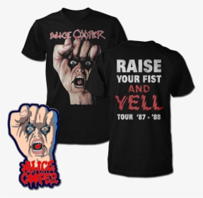 Alice Cooper Raise Your Fist And Yell T Shirt, HD Png Download, Transparent PNG