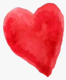 Water Color Heart Png - Png Heart Stickers, Transparent Png, Transparent PNG